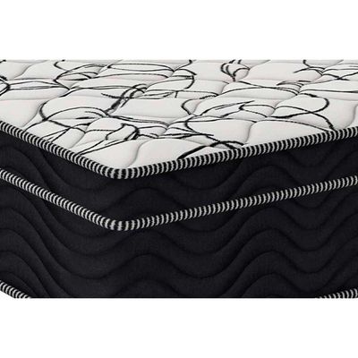 Cama Box Baú Casal: Colchão Espuma D45 Ortobom Airtech 150 + Base CRC Courano Black(138x188)