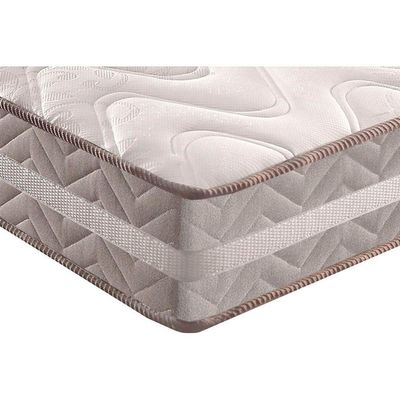 Cama Box Baú Queen: Colchão Anatômico Paropas D33 / AG65 Confort + Base CRC Suede Gray(158x198)