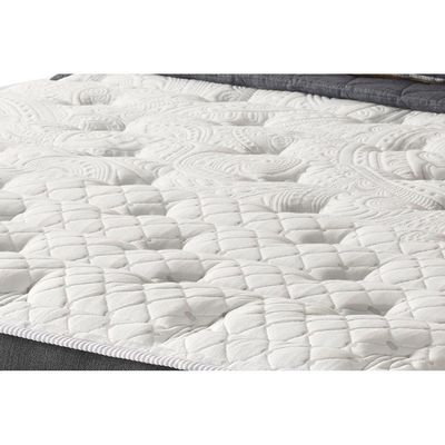 Cama Box Baú Casal: Colchão Molas Ensacadas Anjos MasterPocket Hotel + Base CRC Suede Clean(138x188)
