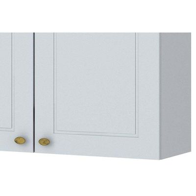 Armário Aéreo p/ Cozinha Americana c/ 3 Portas 120cm Branco - Henn