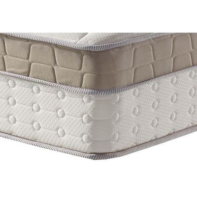 Cama Box Casal: Colchão Molas Anjos Superlastic King Best + Base Crc Suede Clean(138X188)