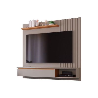 Painel para TV Panamá até 60 Polegadas Off White/Nature - Permóbili