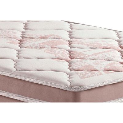 Cama Box Solteiro: Colchão Molas Ensacadas Anjos Masterpocket Eiffel + Base Courano Clean(88X188)