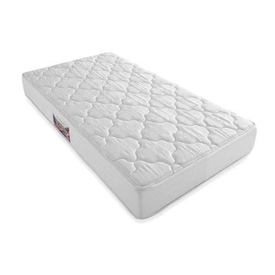 Cama Box Solteiro: Colchão Espuma D45 Herval Top + Base Crc Suede Clean(88X188)