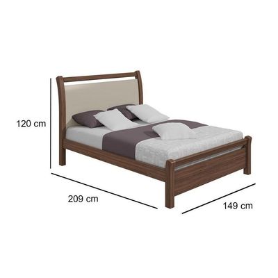 Cama De Casal Reali Branco - Lopas