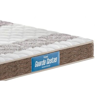 Cama Box Baú Queen: Colchão Espuma Probel D33 / Ep Plus Double Face + Base Clean(158X198)