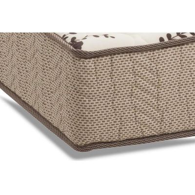 Cama Box Queen: Colchão Espuma Ortobom D28 Physical Mega Resistente + Base Crc Suede Clean(158X198)