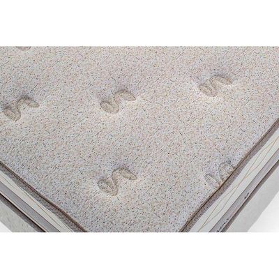 Cama Box King: Colchão Molas Herval Maxspring Tower + Base Crc Suede Clean(193X203)