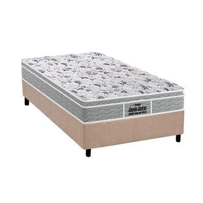 Cama Box Solteiro: Colchão Anatômico Probel D45/Ep Plus + Base Clean(88X188)