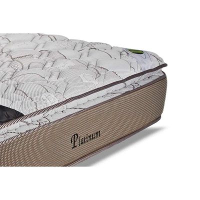 Cama Box Queen: Colchão Molas Ensacadas Luckspuma Masterpocket Platinum New + Base Clean(158X198)