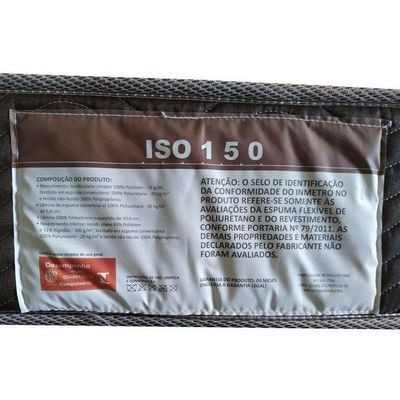Cama Box Baú Queen: Colchão Ortopédico Ortobom D45 / Ep Iso 150 Mega Firme + Base Black(158X198)