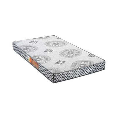 Cama Box c/Auxiliar Casal: Colchão Espuma Polar D20 Pérola Gray + Base CRC Suede Black(138x188)