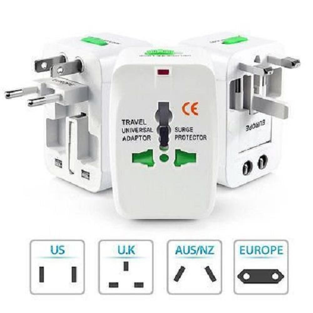 Adaptador Universal Tomada Padrão Internacional Eua Europa