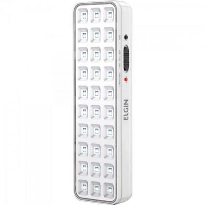 Iluminacao de Emergencia C/30 LEDS 2W Bivolt Branco Frio ELGIN