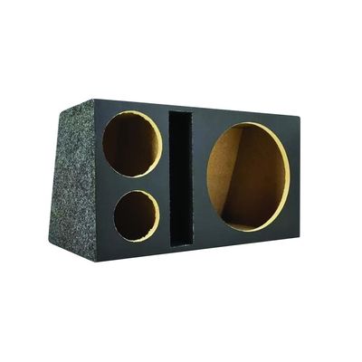 Caixa RLP Vazia para 1 ALTO Falante 12"+1 Driver + 1 Tweeter Acarpetada Duto Rasgado