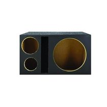 Caixa RLP Vazia para 1 ALTO Falante 12"+1 Driver + 1 Tweeter Acarpetada Duto Rasgado