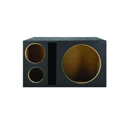 Caixa RLP Vazia para 1 ALTO Falante 12"+1 Driver + 1 Tweeter Acarpetada Duto Rasgado