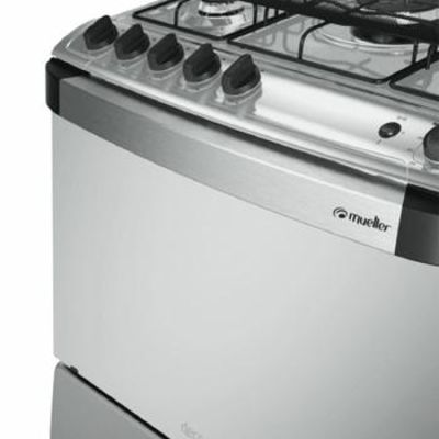 Fogao 5B Mueller Decorato ACEND. Automatico - 601230055 INOX