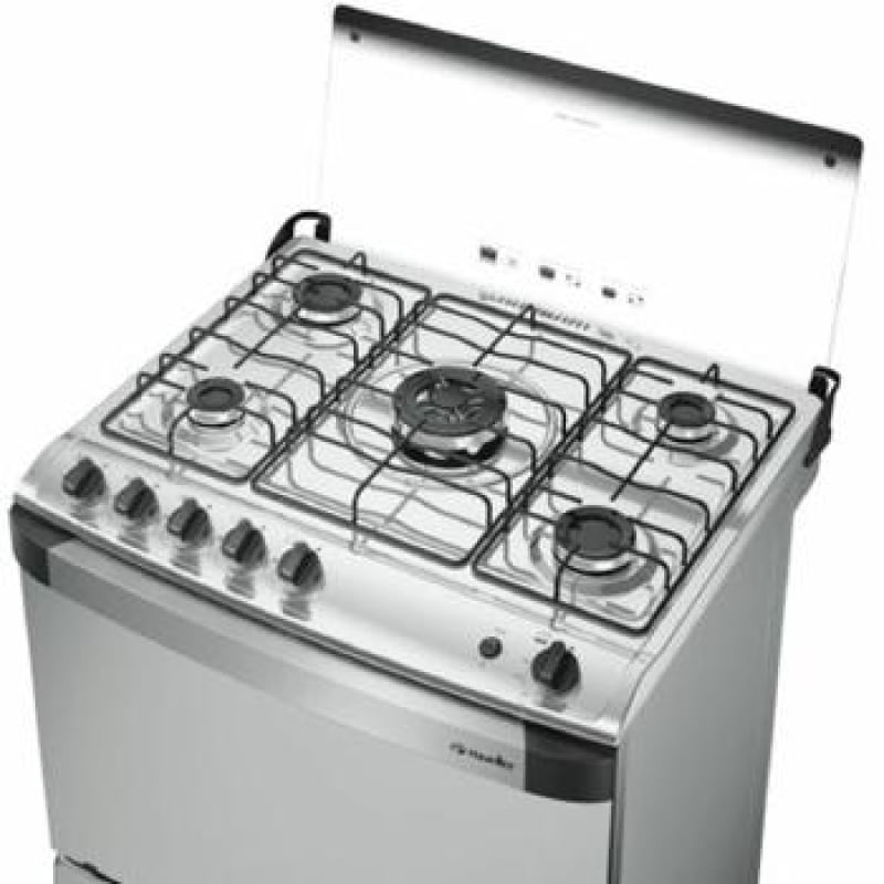 Fogao 5B Mueller Decorato ACEND. Automatico - 601230055 INOX