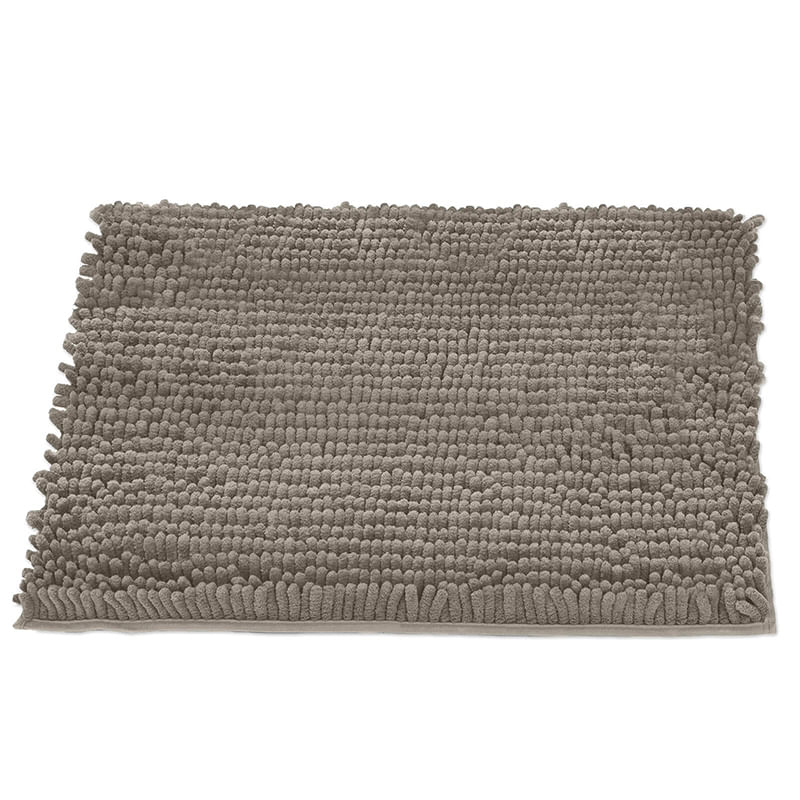 Tapete Buettner Microfibra Antiderrapante Chenille 50x70cm Ginko Areia