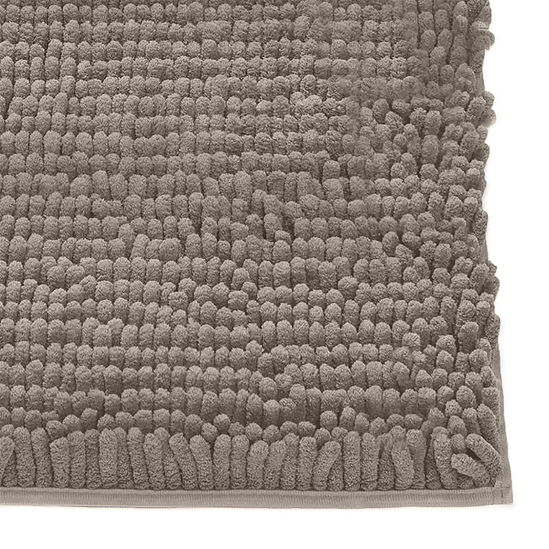 Tapete Buettner Microfibra Antiderrapante Chenille 50x70cm Ginko Areia