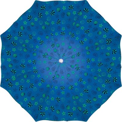 Kit Cadeira de Praia Alta Botafogo com Guarda-sol 150cm Mor Sortida