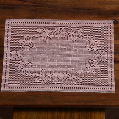 Jogo Americano Renda Interlar 4p Color Rose