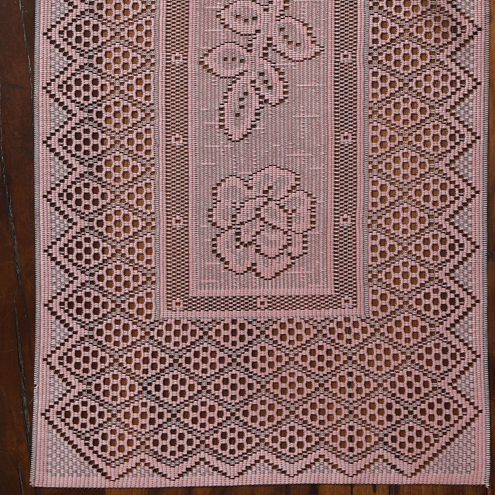 Trilho Mesa Renda Interlar Color Rose 40cm x 150cm