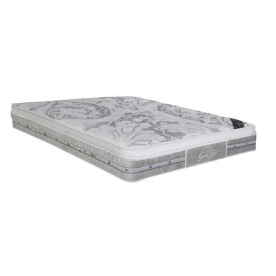 Colchão King Molas Ensacadas Pocket Gold Star SLX Gran Plush Látex Pillow Top (193x203x30) - Castor