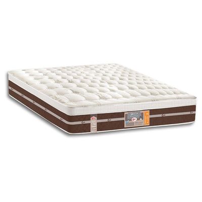Colchão King Molas Ensacadas  Pocket Silver Star Air Híbrido Euro Pillow (193x203x32) - Castor