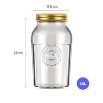 Pote Americano Vintage Grande C/Tampa 1,5l Nadir 9710/477
