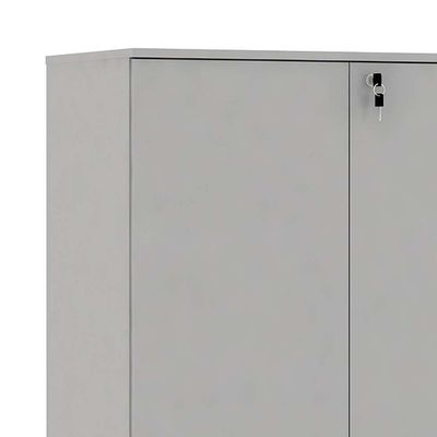 Armário de Escritório New City 2 PT Cinza 160 cm