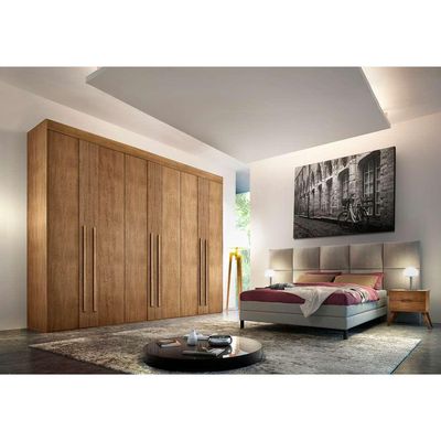 Guarda-Roupa Casal Lucca Premium 6 PT Imbuia