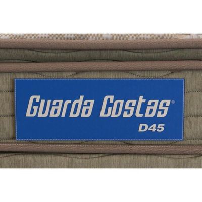 Cama Box Solteiro: Colchão Espuma D45 Probel Guarda Costas + Base Crc Suede Clean(88X188)