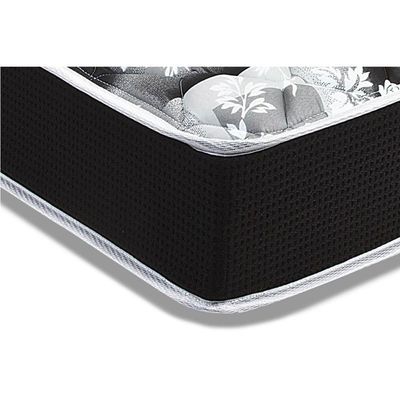 Cama Box Solteiro: Colchão Espuma D45 Luckspuma Gran Luck Black Pró Saúde + Base Black(88X188)