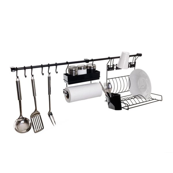 Kit Aramado Cozinha Requinte D Metaltru Preto