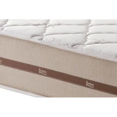 Cama Box Baú Queen: Colchão Molas Anjos Masterpocket Ensacadas Classis + Base Clean(158X198)