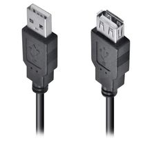 Cabo Extensor Extensão 1.8 Metros Usb 2.0 Macho Fêmea 1.8 Mts