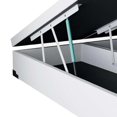Base para Cama Box Queen Martin Premium com Baú (45x158x198) Branca