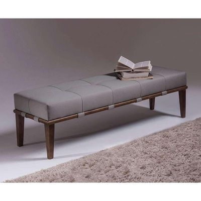 Banco Livia Cinza e Imbuia 140 cm