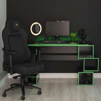 Cadeira Gamer Titans Cronus Tecido Preta