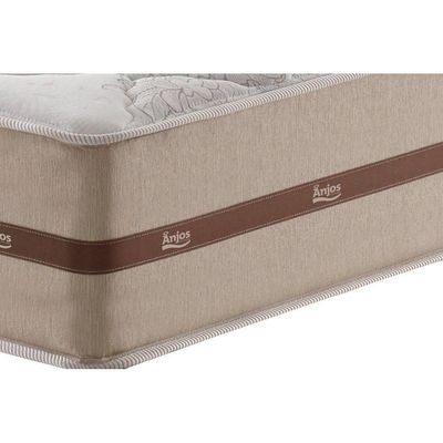 Cama Box Baú Casal: Colchão Molas Masterpocket Ensacadas Anjos Classis + Base Clean(138X188)