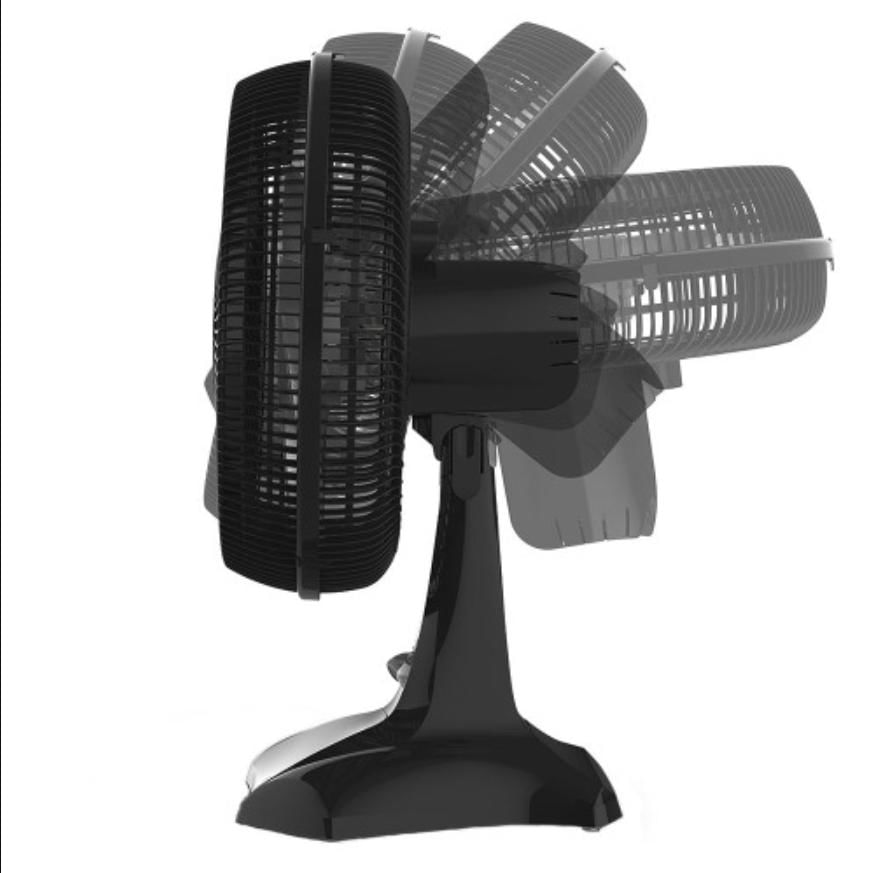 Vent 40CM Britania MAXX Force 2 em 1 BVT400 - 33011172  Preto  110 VOLTS