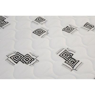 Cama Box Queen: Colchão Espuma Ortobom D45 Light Saúde + Base Crc Courano White(158X198)