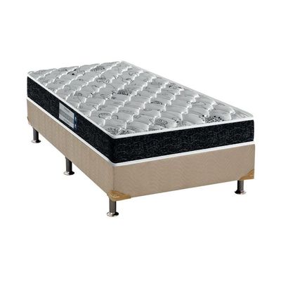 Cama Box Solteiro: Colchão Anatômico Probel D45 Firmepedic Advanced Tech2000 + Base Clean(88X188)