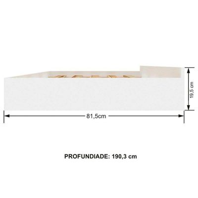 Colchão Solteiro D33 Ortobom + Cama Auxiliar Teen Aquarela Atacama