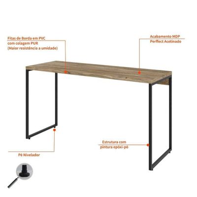Mesa de Escritório Studio Carvalho 135 cm