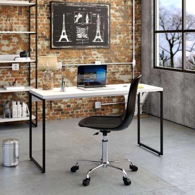 Mesa de Escritório Studio Branca 135 cm