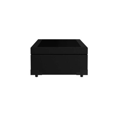 Base para Cama Box Solteiro Macy com Baú (45x88x188) Preta