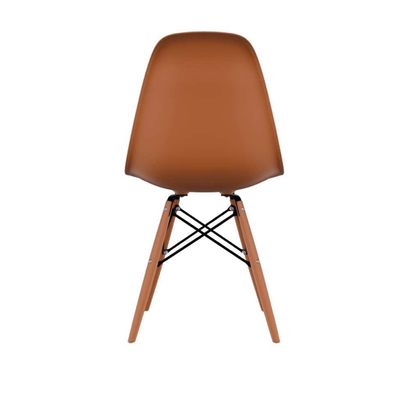 Conjunto com 4 Cadeiras Eames DSW Terracota